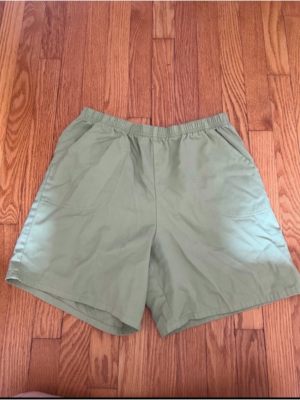 White Stag Olive Green Athletic Shorts